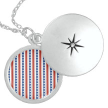 Patriotic Red White Blue Stars and Stripes Freedom Custom Jewelry