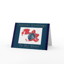 Patriotic Seasons Greetings Cards