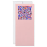 Patriotic Spiral Fractal Personalized Rack Card