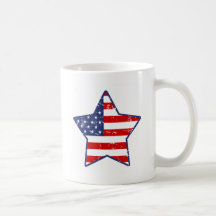 Patriotic Star Coffee Mug