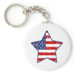 Patriotic Star keychains