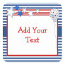 Patriotic Stars and Stripes Sticker