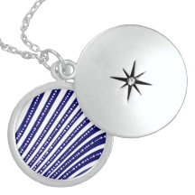 Patriotic Stars Stripes Freedom Flag 4th of July Necklace