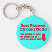 Patriotic tea Party Keychain