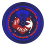 Patriotic tea party USA Round Sticker