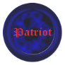 Patriotic tea party USA Round Stickers