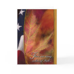 Patriotic Thanksgiving CArd