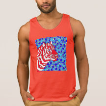Patriotic Tiger Fun T-Shirt