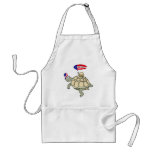 Patriotic turtle and snail apron!