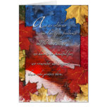 Patriotic U.S. Flag Thanksgiving Card