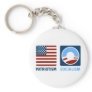 Patriotism or Socialism Keychain