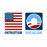 Patriotism or Socialism Postcard