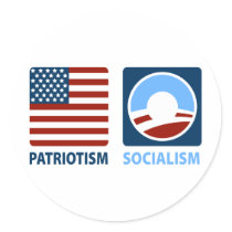 Patriotism or Socialism stickers
