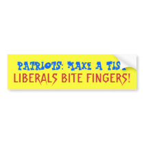 PATRIOTS: Make a FIST Bumper Sticker
