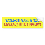 PATRIOTS: Make a FIST bumper stickers