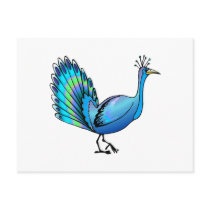 Patten Peacock Post Card