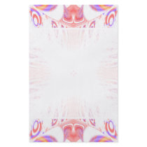 Pattern in Red, Orange and Purple. Personalized Flyer