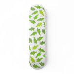 Pattern of Green Leaves. Skate Board Decks