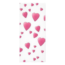 Pattern of Pretty Pink Love Hearts. Announcements