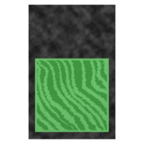 Pattern of Wavy Green Stripes. Full Color Flyer