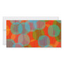 pattern with Christmas balls Personalized Photo Card