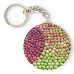 Patterned Apples keychains