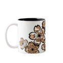 Patterned Blossoms mugs