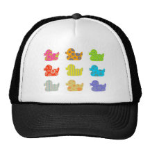 Patterned Ducks Hats