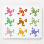 Patterned Frogs mousepads