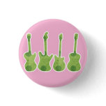 Patterned Guitars in Green and Pink