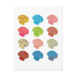 Patterned Shells postcards