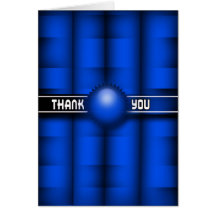 Patterned Thank You Card