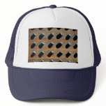 Patterned wooden door hats