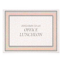 Patterns & Borders 1 Office Lunch Invitation