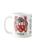 Patterson Family Crest on amug