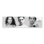 patti smith, jean cocteau and zachary jean bumper stickers