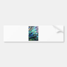 Paua abalone detail bumper sticker