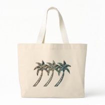 Paua Shell Palm Trees Bags