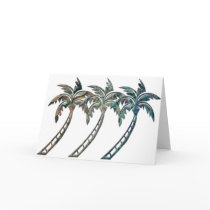 Paua Shell Palm Trees