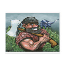 Paul Bunyan Postcard