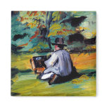 Paul Cezanne a painter at work impressionist art magnets