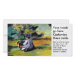 Paul Cezanne A Painter at Work impressionist art photo cards