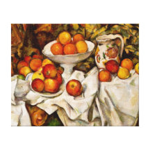 Paul Cézanne - Apples and Oranges Gallery Wrapped Canvas