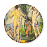 Paul Cezanne - Bathers in Open Air magnets