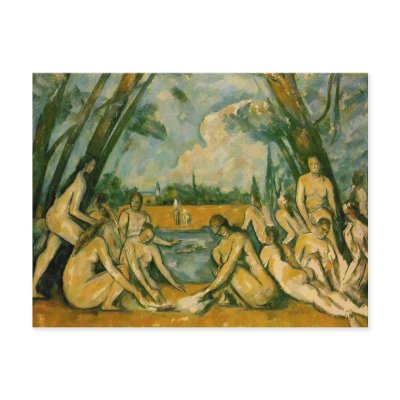 Paul Cezanne - Bathers Postcards by MasterpieceArt