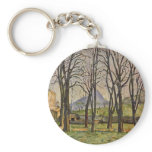 Paul Cezanne: Chestnut Trees in the Jas de Bouffan keychains