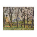 Paul Cezanne: Chestnut Trees in the Jas de Bouffan postcards