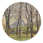 Paul Cezanne: Chestnut Trees in the Jas de Bouffan stickers
