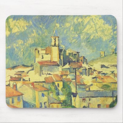 Paul Cezanne - Gardanne Mouse Pad by tartanphoenix