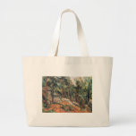 Paul Cezanne - In The Woods Canvas Bags
